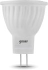 Лампа Gauss 132517303 MR11 3W 300lm 6500K GU4 LED