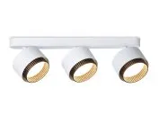 Настенно-потолочный поворотный спот Ambrella light TN71291/3 WH/BK