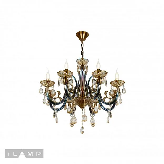 Подвесная люстра iLamp 61081-8 BR Asia