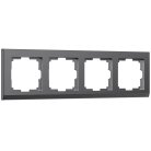 Рамка на 4 поста werkel W0041864 Stark (графит матовый) a063118