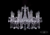 Подвесная люстра Bohemia 1413/8/200/Ni/Leafs 1413 Nickel