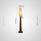 Торшер VALE Цвет темное дерево Lampatron vale-darkwood 9033-25703