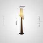 Торшер VALE Цвет темное дерево Lampatron vale-darkwood 9033-25703