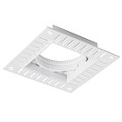 Рамка скрытого монтажа квадратная 1x к 075xxх БЕЛЫЙ МАТОВЫЙ Lightstar 075216-01 STELLA
