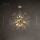 Люстра ROSALIA 9 ламп. Цвет Золото Lampatron 3913-23207