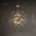 Люстра ROSALIA 9 ламп. Цвет Золото Lampatron 3913-23207