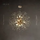 Люстра ROSALIA 9 ламп. Цвет Золото Lampatron 3913-23207