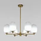 Потолочный светильник со стеклянными плафонами Eurosvet 60161/6 латунь Loona a065611