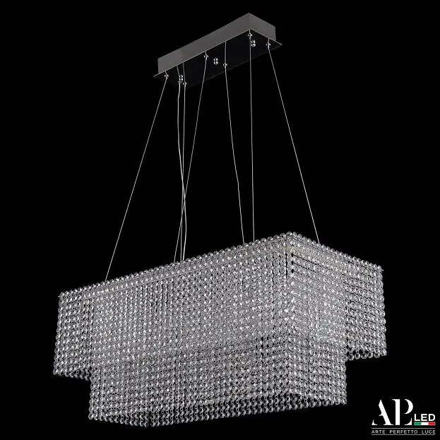 Люстра светодиодная хрустальная APL LED SH05.74.C.Ni.4000 Sicilia Люстра светодиодная хрустальная APL LED SH05.74.C.Ni.4000 Sicilia