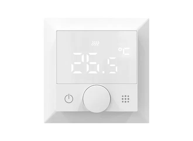 Термостат с датчиком пола, программируемый с Wi-Fi , 16 A, 55*55 мм.белый, ручка настройки Donel DTEF16WA-WiFi Европа Термостат с датчиком пола, программируемый с Wi-Fi , 16 A, 55*55 мм.белый, ручка настройки Donel DTEF16WA-WiFi Европа