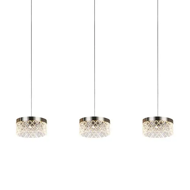 Подвесной светильник Delight Collection MD21020075-3B satin nickel Diamond cut Подвесной светильник Delight Collection MD21020075-3B satin nickel Diamond cut