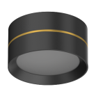 Накладной светодиодный светильник LeDron BARREL Black