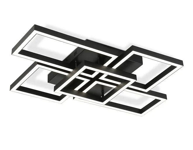 Потолочная люстра 90W 3000K-6400K 710*490*95 (ПДУ ИК) Ambrella light FA1012 ACRYLICA