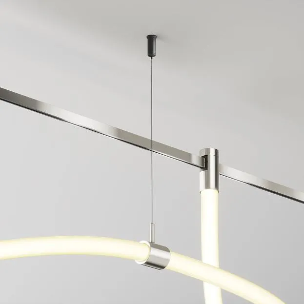 Потолочный коннектор с тросовым подвесом для светильника Tau в шинопровод Flarity Maytoni Technical TRA154CSW-1PT