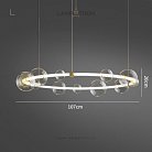 Кольцевые люстры и светильники SESSA RING Размер L. Lampatron 3936-9825