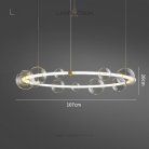 Кольцевые люстры и светильники SESSA RING Размер L. Lampatron 3936-9825