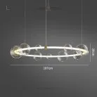 Кольцевые люстры и светильники SESSA RING Размер L. Lampatron 3936-9825