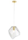 Подвесной светильник Crystal Lux NUESTRO SP1 GOLD/TRANSPARENT