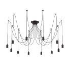 Люстра паук Венге Citilux CL451122 Эдисон