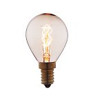 Лампа накаливания Loft It 4525-S E14 25W шар прозрачный Edison Bulb