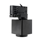 Адаптер для светильника с розеткой Shuko к треку 5030xx-R/5040xx-(F)/(R) ЧЕРНЫЙ Lightstar 594007-WSA Quattro