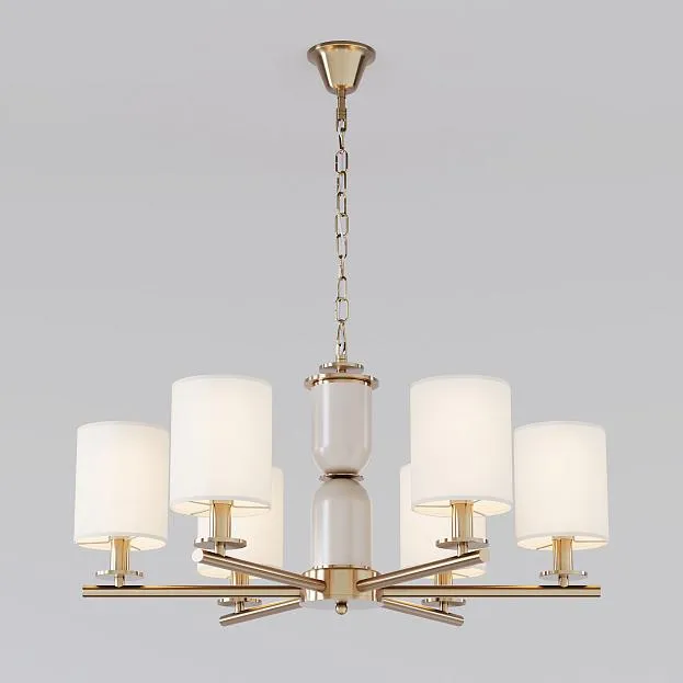 Потолочный светильник Eurosvet 60146/6 латунь Caprera a063858