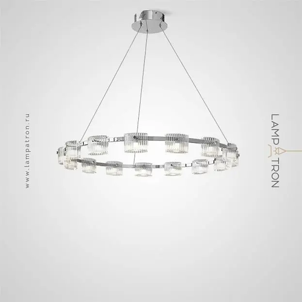 Кольцевые люстры и светильники NICOLETTA CHROME Два кольца 9+15 плафонов Lampatron 8593-23938 Кольцевые люстры и светильники NICOLETTA CHROME Два кольца 9+15 плафонов Lampatron 8593-23938