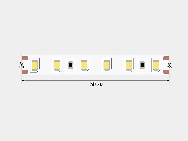 Светодиодная лента - 2835, 120 LED/м, 9,6 Вт/м, 24В , IP20, Цвет: Холодный белый, SWG SWG-EC2120-24-9.6-W 00-00040802