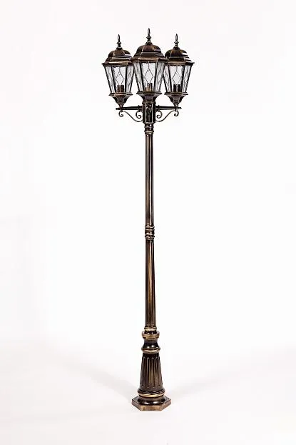 Наземный фонарь Oasis Light 91409MB Gb ромб ASTORIA 2M