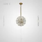 Люстра MOIRA BALL 6 ламп. Lampatron f-moira-ball-6 4146-10247