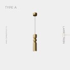 Подвесной светильник NIORD Тип A. Цвет Латунь Lampatron f-niord-a-brass 7246-19902