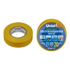 Изоляционная лента Uniel UIT-135P 20/19/01 YEL
