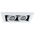 Светильник встраиваемый поворотный Arte Lamp Technika прямоугольный A5941PL-2WH