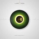 Бра ALESTA Размер M. Цвет Золото+Зеленый Lampatron 4777-12088