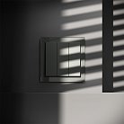 Выключатель встраиваемый  Voltum VLS030106 S70 трехклавишный 10А, (титан)