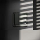 Выключатель встраиваемый  Voltum VLS030106 S70 трехклавишный 10А, (титан)