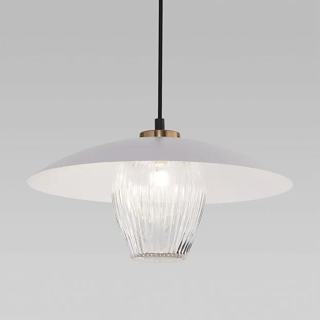 Подвесной светильник Eurosvet 50259/1 белый/прозрачный a064948 Kamari