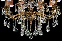 Хрустальная подвесная люстра Lumina Deco LDP 9236-8 Lussinare