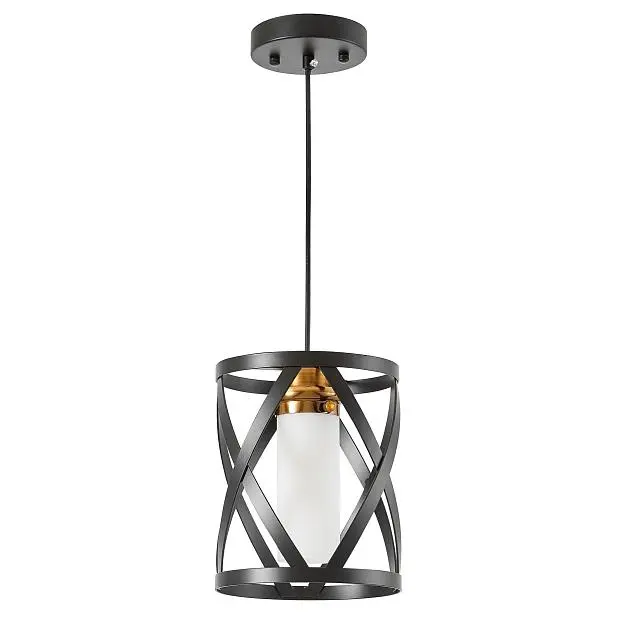 Подвесной светильник Lumina Deco LDP 1242-1 BK+MD Astila Подвесной светильник Lumina Deco LDP 1242-1 BK+MD Astila