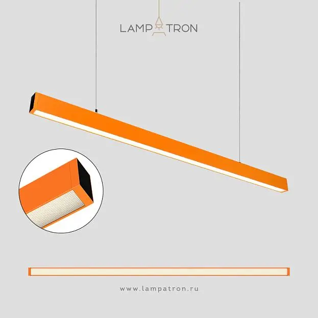 Реечный, рядный светильник VOX Тип А. Размер L. Цвет оранжевый Lampatron 8726-24486 Реечный, рядный светильник VOX Тип А. Размер L. Цвет оранжевый Lampatron 8726-24486
