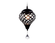 Подвесной светильник BK черный E27 max 40W D170*800 Ambrella light TR8442