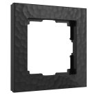 Рамка на 1 пост (черный) Werkel W0012408 Hammer a052513