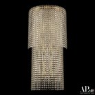 Бра светодиодные хрустальные APL LED SH500.B4.35-70.A.Gd.E14 Sicilia