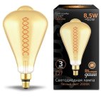 Лампа Gauss 157802105 E27 8,5W 2000K янтарная