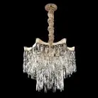 Люстра хрустальная подвесная Золото Citilux CL308252 Моника