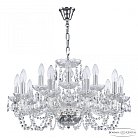 Люстра хрустальная Bohemia Ivele Crystal 119/10+5/240 Ni