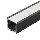 Профиль 2м LINIA49-F-M-2000 BLACK Arlight 057040