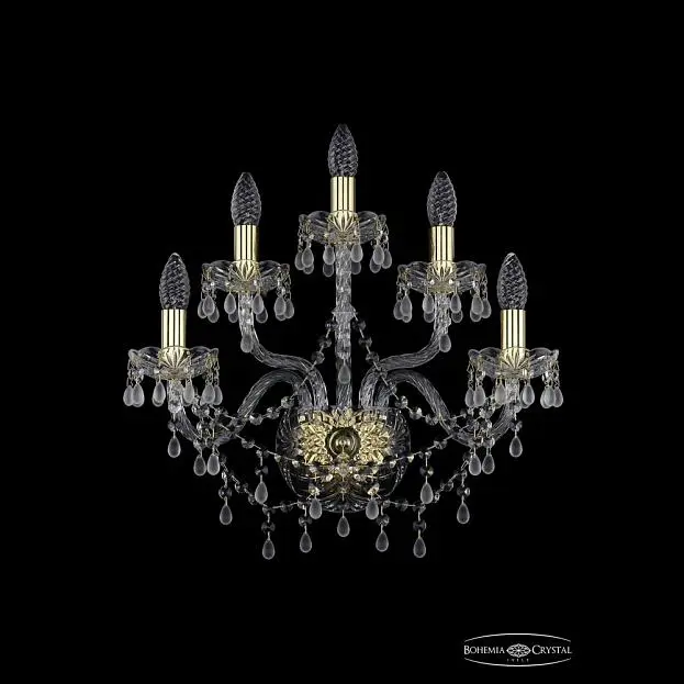 Бра хрустальный Bohemia 1410B/2+2+1/195/XL G V0300 Бра хрустальный Bohemia 1410B/2+2+1/195/XL G V0300