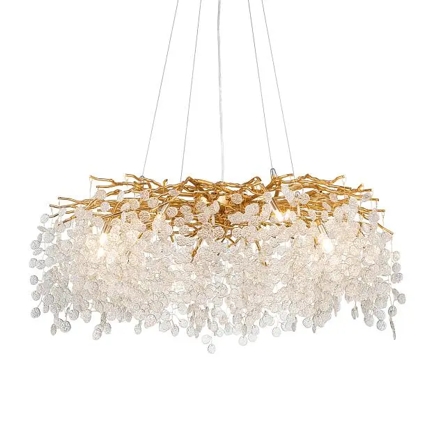 Люстра Delight Collection FTB006R-100 brass/clear Shiro-noda Люстра Delight Collection FTB006R-100 brass/clear Shiro-noda