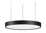 Подвесной светодиодный светильник, 96W,8700 Lm, 4000К, D800мм, черный Donolux s111052nw800bsp Plato Sp